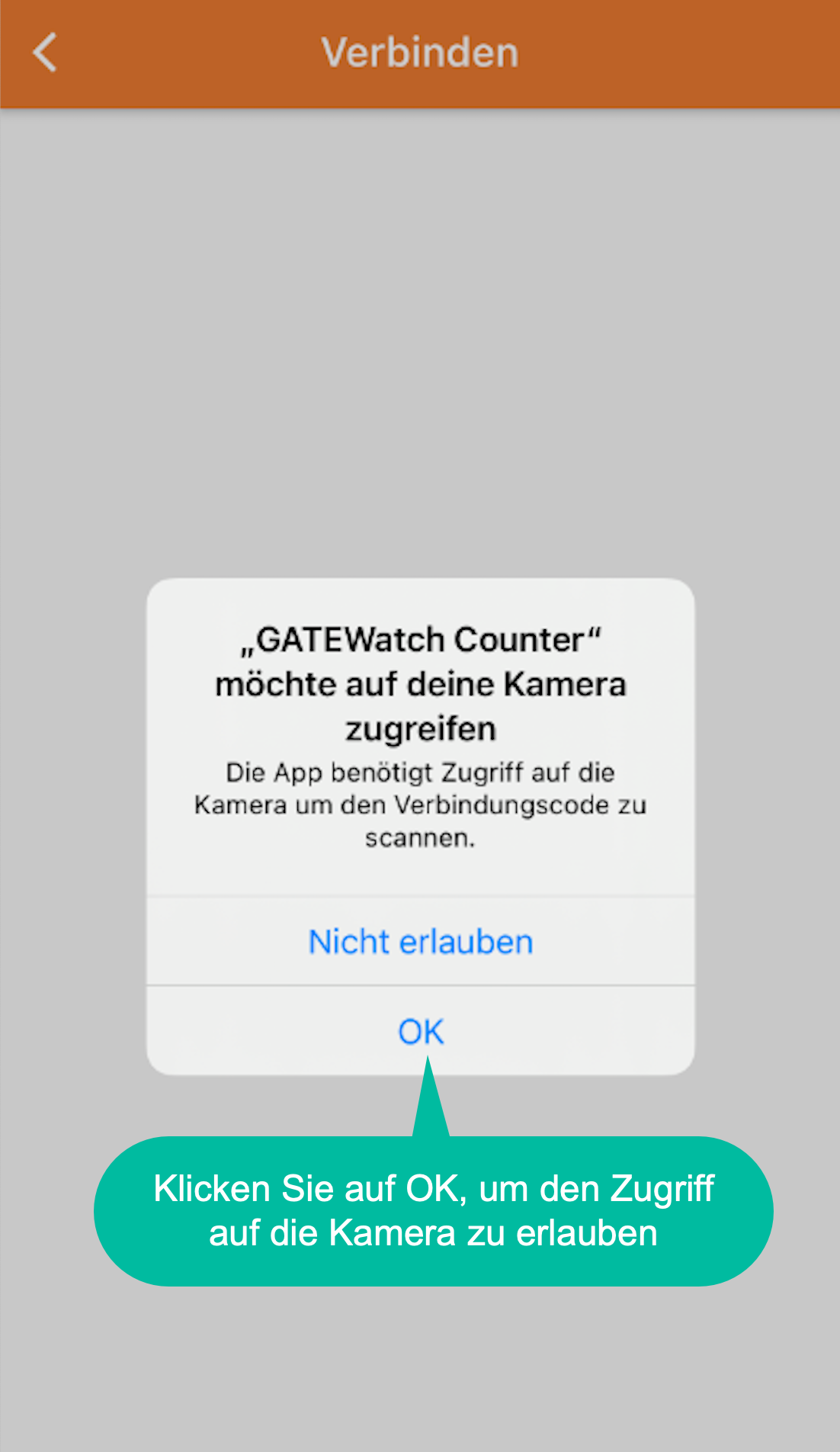 GW Counter Zugriff auf Kamera
